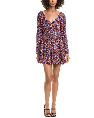 Saltwater Luxe Twisted Bodice Mini Dress