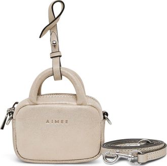 Aim&eacute;e Ritual Bag Charm in Metallic Sand at Nordstrom