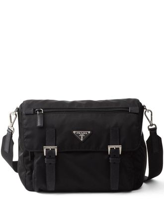 Prada Leather Shoulder Bag - Black