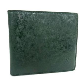 Louis Vuitton Episea Green Taiga Leather Wallet (Bi-Fold) (Pre-Owned)