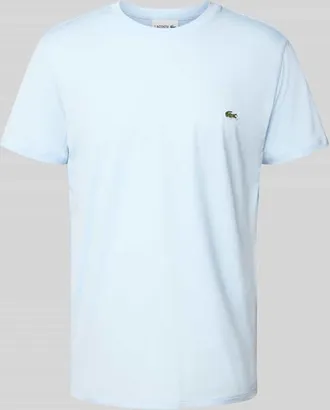 Lacoste Regular Fit T-Shirt aus reiner Baumwolle in Hellblau, Größe XXXL