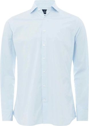 Hackett Camicia Bianca Essential Stretch - - Shirts - Uomo - Blu - L