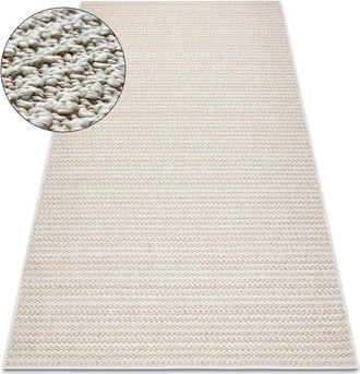 RugsX Carpet JERSEY 19236 beige - structural, loop BOHO beige 80x150 cm