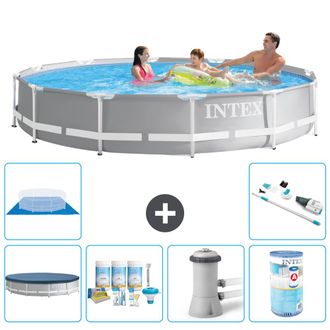 Intex Piscina Prism Frame Redonda - 366x76 Cm - 7-piezas S31955