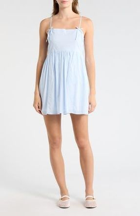 Abound Cami Bow Babydoll Dress in Blue Bird at Nordstrom Rack, Size X-Large