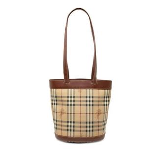 Burberry Pre-owned Bucket Bags, female, Beige, Size: ONE SIZE Pre-owned Bucket Bag