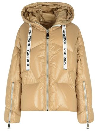 Khrisjoy Shiny Beige Polyamide Down Jacket