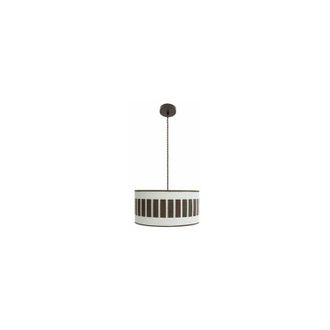 Fabrilamp Colgante Ivanna 1xe27 Marron/blanco-oxido Regx40x40 Cm
