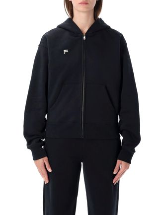 PANGAIA Classic HW Relaxed Fit Black Zip Hoodie