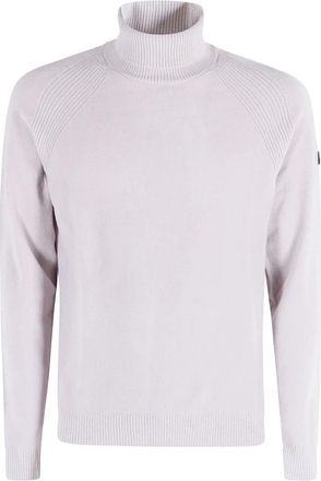 Roberto Ricci Design Velvet Turtleneck Knit - Heren - Coltruien - Grijs - L - Polyester - Truien & Vesten