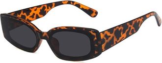 Generic Square Small Frame Men And Women Outdoor Vacation Photo Driving Sunglasses(Multi-colored)