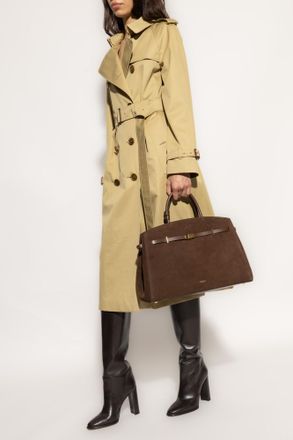 Burberry Trench Coat Waterloo, Womens, Beige