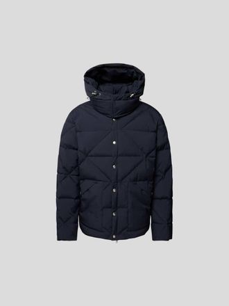 Lardini Steppjacke mit Eingrifftaschen in Dunkelblau, Gr&ouml;&szlig;e 52