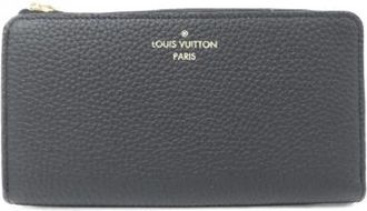 Louis Vuitton Pre-owned Wallets, female, Gray, Size: ONE SIZE Pre-owned Leather wallets