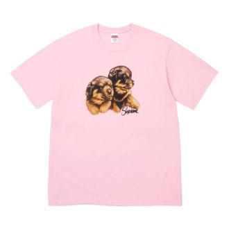 SUPREME FW26 Puppies T-Shirt Light Pink SUP-FW26-003-PNK
