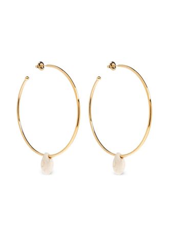 Isabel Marant pendant hoop earrings - Gold