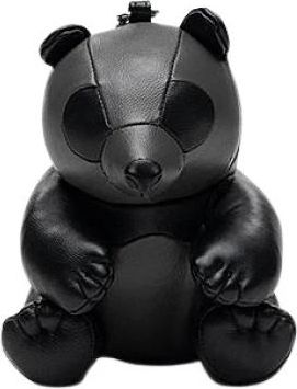 Miharayasuhiro Panda Mini Sac - Dames - Mini tas - Zwart - ONE Size - Leer - Tassen