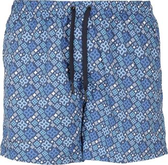 Tagliatore Beachwear - Heren - Strandmode - Blauw - XL - Nylon - Badmode