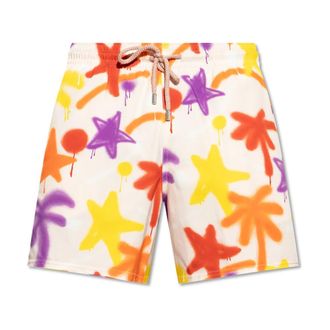 Palm Angels Heren, Badkleding, Veelkleurig, Maat: 2XL Leer