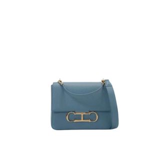 Carolina Herrera Dames, Tassen, Blauw, Maat: ONE Size Katoen