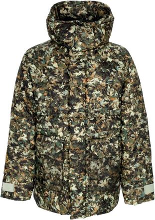 The North Face Logo Parka Lange Donsjas - Heren - Ski Jassen - Groen - XS - Polyester - Fitness