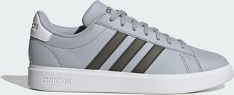 adidas Womens GRAND COURT 2.0 SHOES - Silver - Size UK 11.5