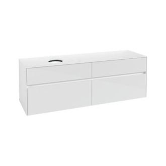 Villeroy & Boch V&b Waschtischunterschrank Collaro 1600x548x500mm Glossy White