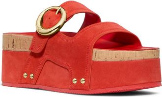 Kate Spade New York halo platform sandal in Heirloom Tomato at Nordstrom, Size 6.5
