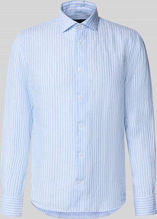 Matinique Modern Fit Freizeithemd aus Leinen mit Kentkragen in Hellblau, Gr&ouml;&szlig;e 39