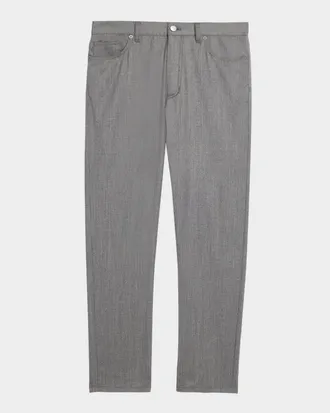 Ermenegildo Zegna Men & apos;s Wool Straight Leg Five-Pocket Pants