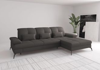 Sit&more Ecksofa »Amica, L-Form, inkl. Sitztiefenverstellung & Armteilverstellung« wahlweise mit Bettfunktion, Bettkasten und Kopfteilverstellung