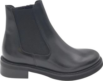 Luca Grossi Chelsea Boot - Dames - Schoenen - Zwart - Maat: 37 EU Leer