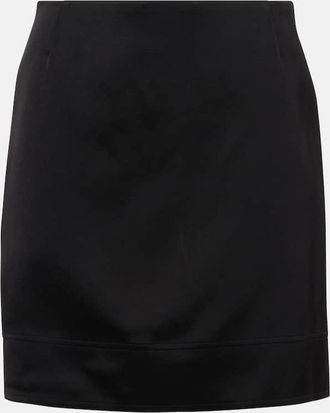 Toteme Satin miniskirt
