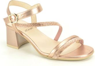 Nero Giardini Rose + Stras O. DH. 5cm - Dames - Sandalen met hakken - Roze - 36 EU - Schoenen