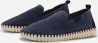 Ilse Jacobsen Womens Tulip Home Flat Loafer In Country Blue