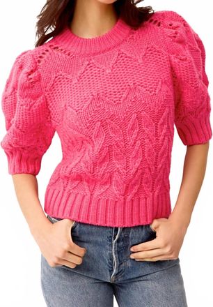 Marie Oliver Vayda Top In Party Pink