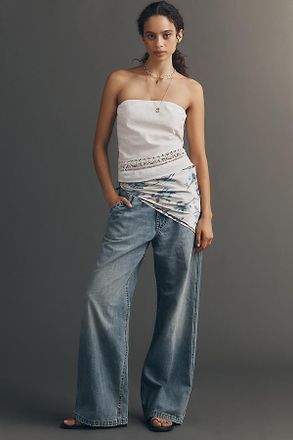 Denimist Teri High-Rise Wide-Leg Jeans