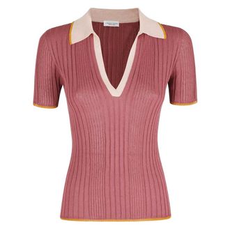 Roberto Collina Polo Shirts, female, Red, Size: XS Polo Shirts