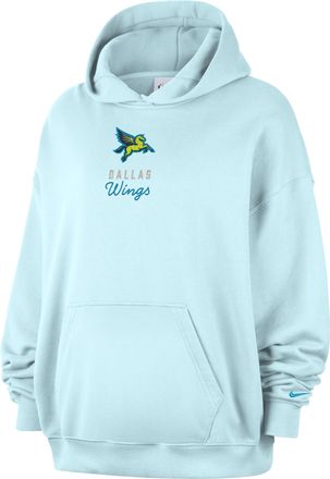 Nike Dallas Wings Nike Womens French Terry Oversized Pullover Hoodie in Blue | IR0853-474
