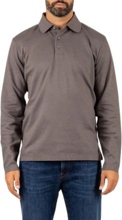 Herno Polo Shirt - Heren - Polos - Grijs - L - Katoen - Tops