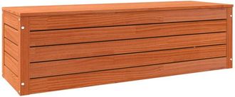 vidaXL Caja De Almacenamiento Marr&oacute;n Cera 109 X 36,5 X 33 Cm Vidaxl