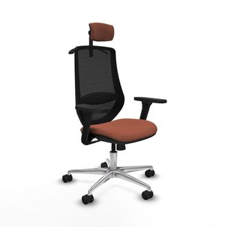 Piqueras y Crespo Piqueras Y Crespo Mardos Silla De Oficina Marr&oacute;n Ergon&oacute;mica