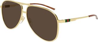 Gucci GG1677S 002 Mens Sunglasses Size 62 - Free RX Lenses - Free RX Lenses