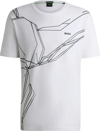 HUGO BOSS T-shirt met grafische print - Wit
