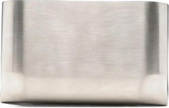 Rick Owens Sculptural Brushed-finish Clutch Bag