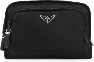 Prada Logo-plaque Pouch Bag