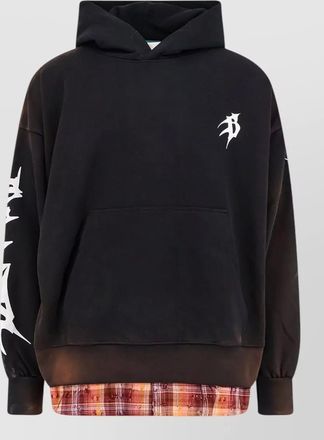 Barrow cotton hooded sweatshirt logo front