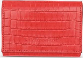 Longchamp Portemonnaie aus Leder in Krokodiloptik Pocket