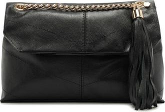 Arezzo Small Sonya Leather Crossbody Bag in Black at Nordstrom