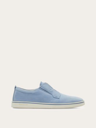Ferragamo Men Slip on sneaker Blue Size 10.5